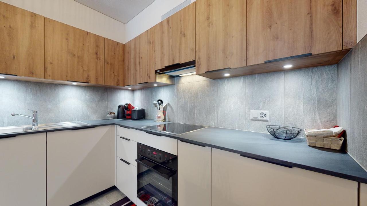 Apartment With Sauna And Mountain View Loèche-les-Bains Extérieur photo