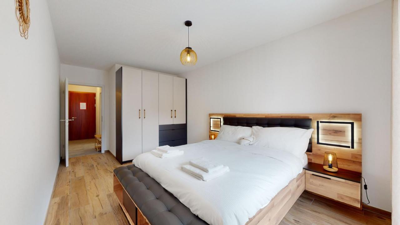 Apartment With Sauna And Mountain View Loèche-les-Bains Extérieur photo