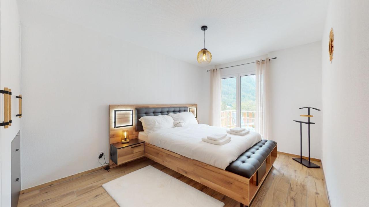 Apartment With Sauna And Mountain View Loèche-les-Bains Extérieur photo